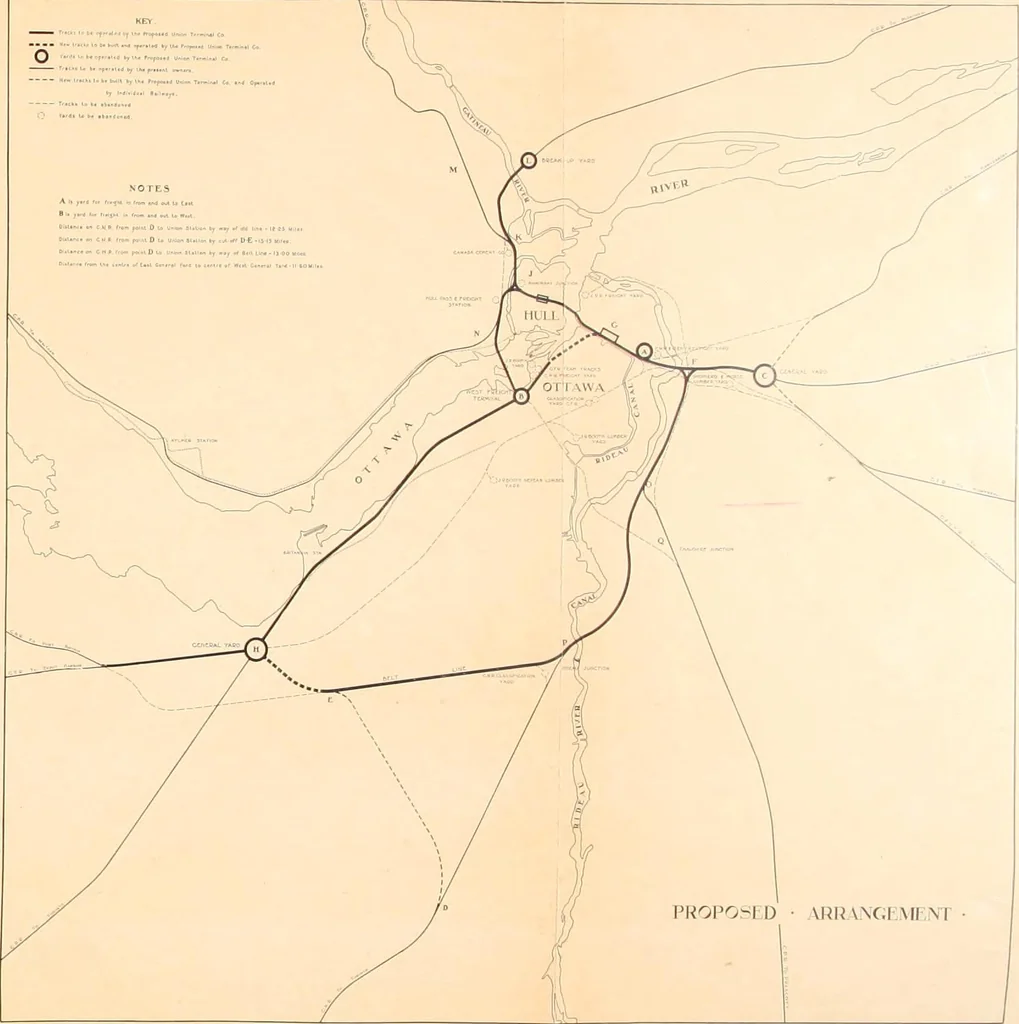 An illustration from Report of the Federal plan commission on a general plan for the cities of Ottawa and Hull ... 1915, 1916, leaf 144