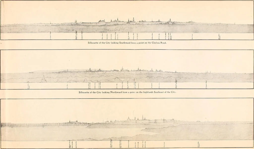 An illustration from Report of the Federal plan commission on a general plan for the cities of Ottawa and Hull ... 1915, 1916, leaf 160