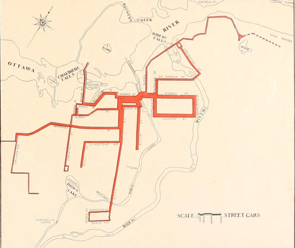 An illustration from Report of the Federal plan commission on a general plan for the cities of Ottawa and Hull ... 1915, 1916, leaf 218
