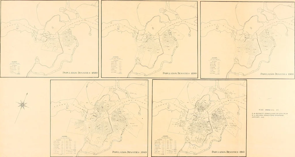 An illustration from Report of the Federal plan commission on a general plan for the cities of Ottawa and Hull ... 1915, 1916, leaf 224
