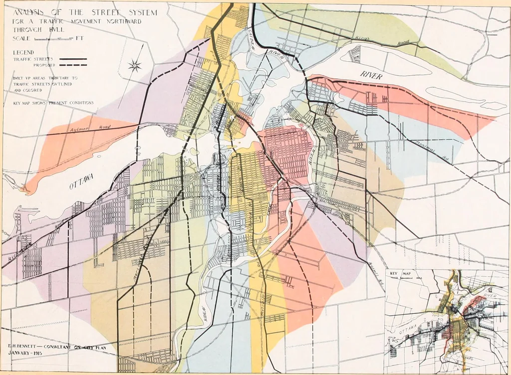 An illustration from Report of the Federal plan commission on a general plan for the cities of Ottawa and Hull ... 1915, 1916, leaf 72