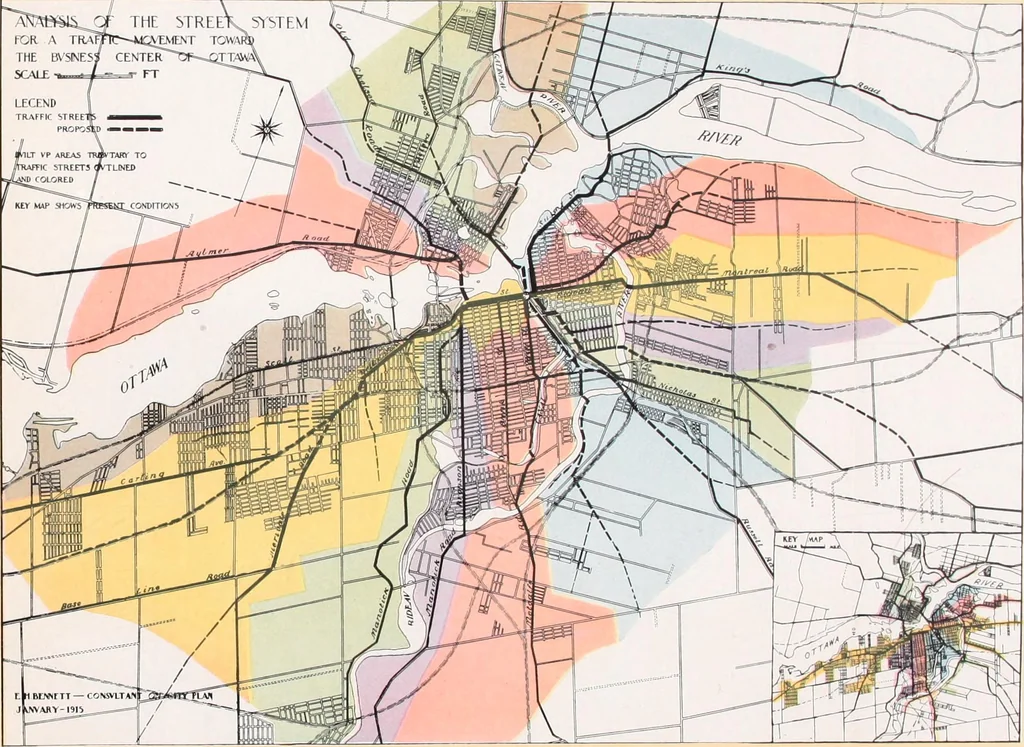 An illustration from Report of the Federal plan commission on a general plan for the cities of Ottawa and Hull ... 1915, 1916, leaf 74