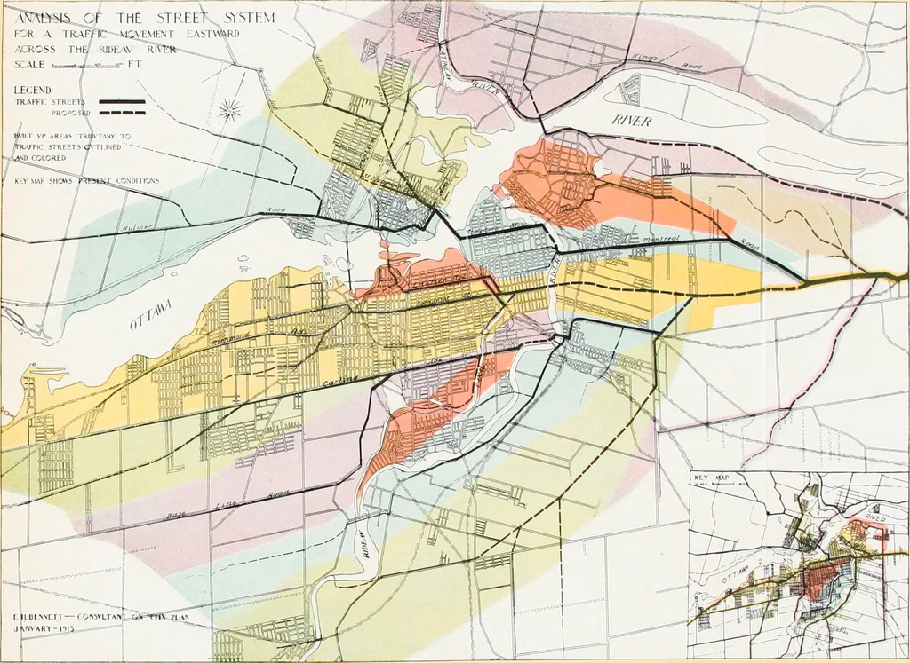 An illustration from Report of the Federal plan commission on a general plan for the cities of Ottawa and Hull ... 1915, 1916, leaf 80