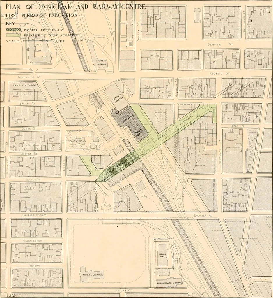 An illustration from Report of the Federal plan commission on a general plan for the cities of Ottawa and Hull ... 1915, 1916, leaf 88