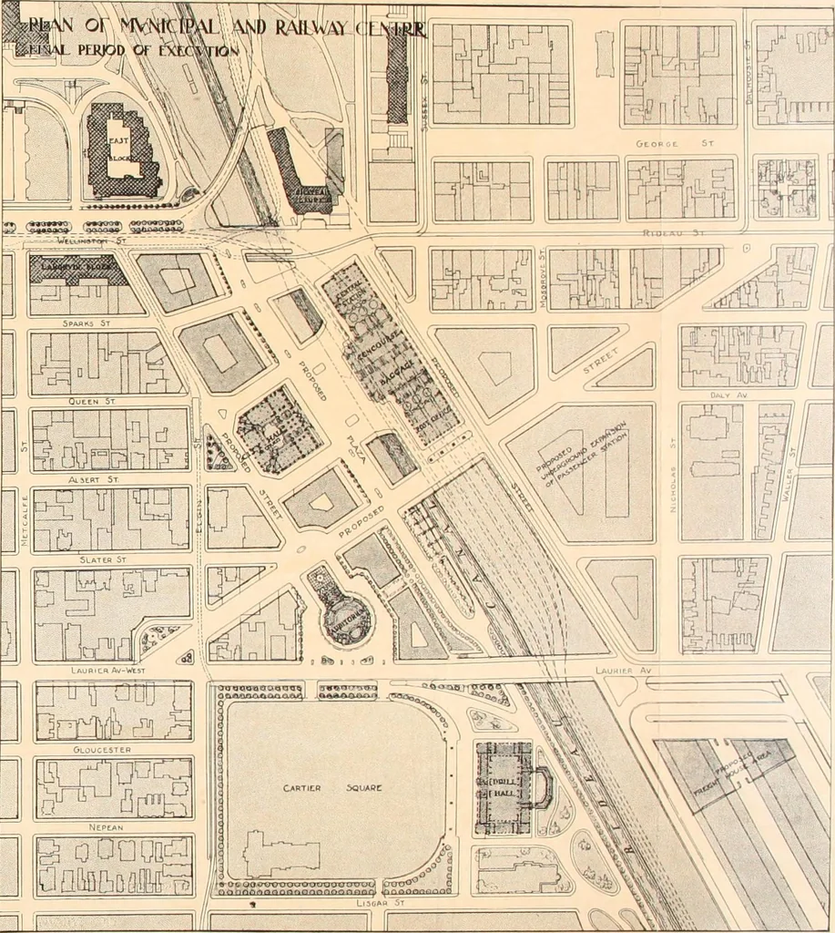 An illustration from Report of the Federal plan commission on a general plan for the cities of Ottawa and Hull ... 1915, 1916, leaf 88