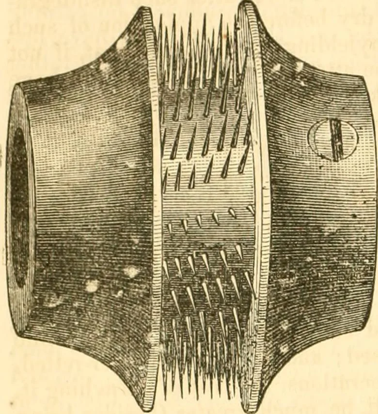 An illustration from Report of the Flax and hemp commission, 1865, leaf 59