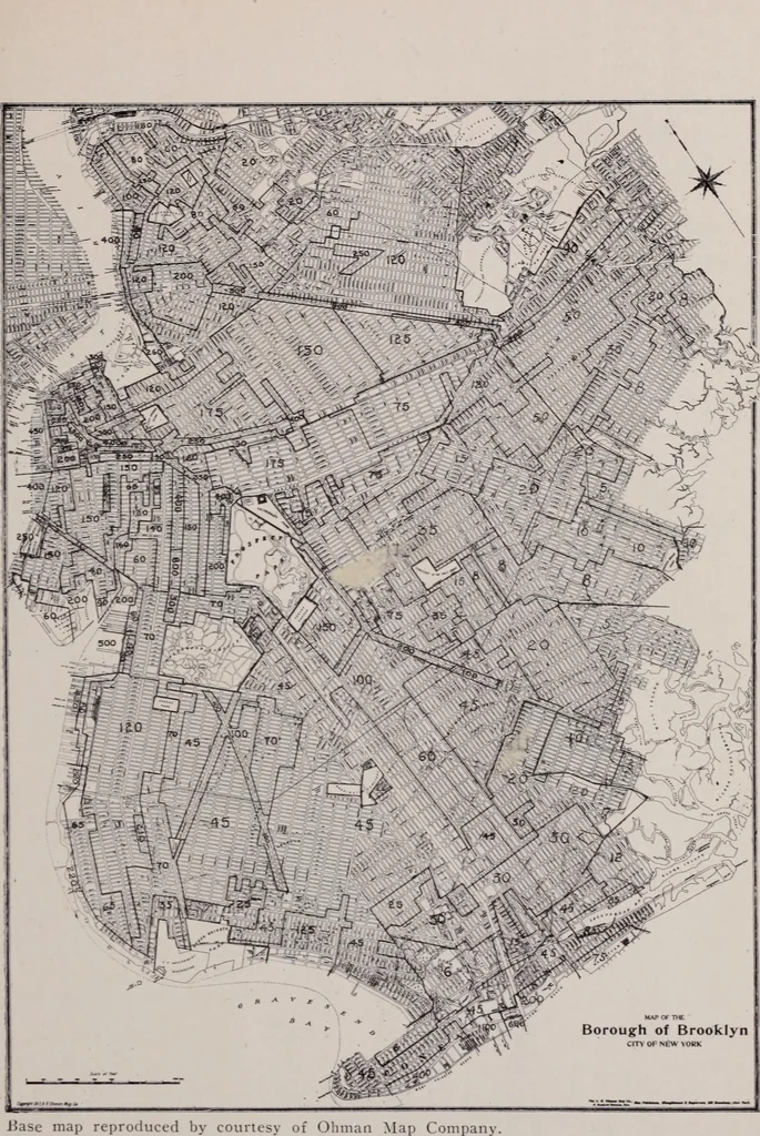 An illustration from Report of the Heights of Buildings Commission to the Committee on the Height, Size and Arrangement of Buildings of the Board of Estimate and Apportionment of the city of New York, 1913, leaf 126