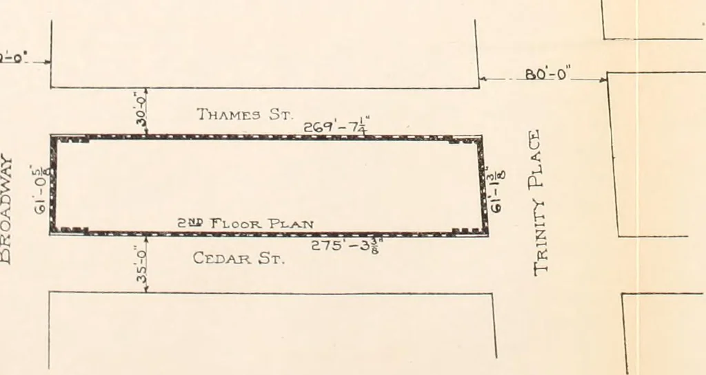 An illustration from Report of the Heights of Buildings Commission to the Committee on the Height, Size and Arrangement of Buildings of the Board of Estimate and Apportionment of the city of New York, 1913, leaf 142