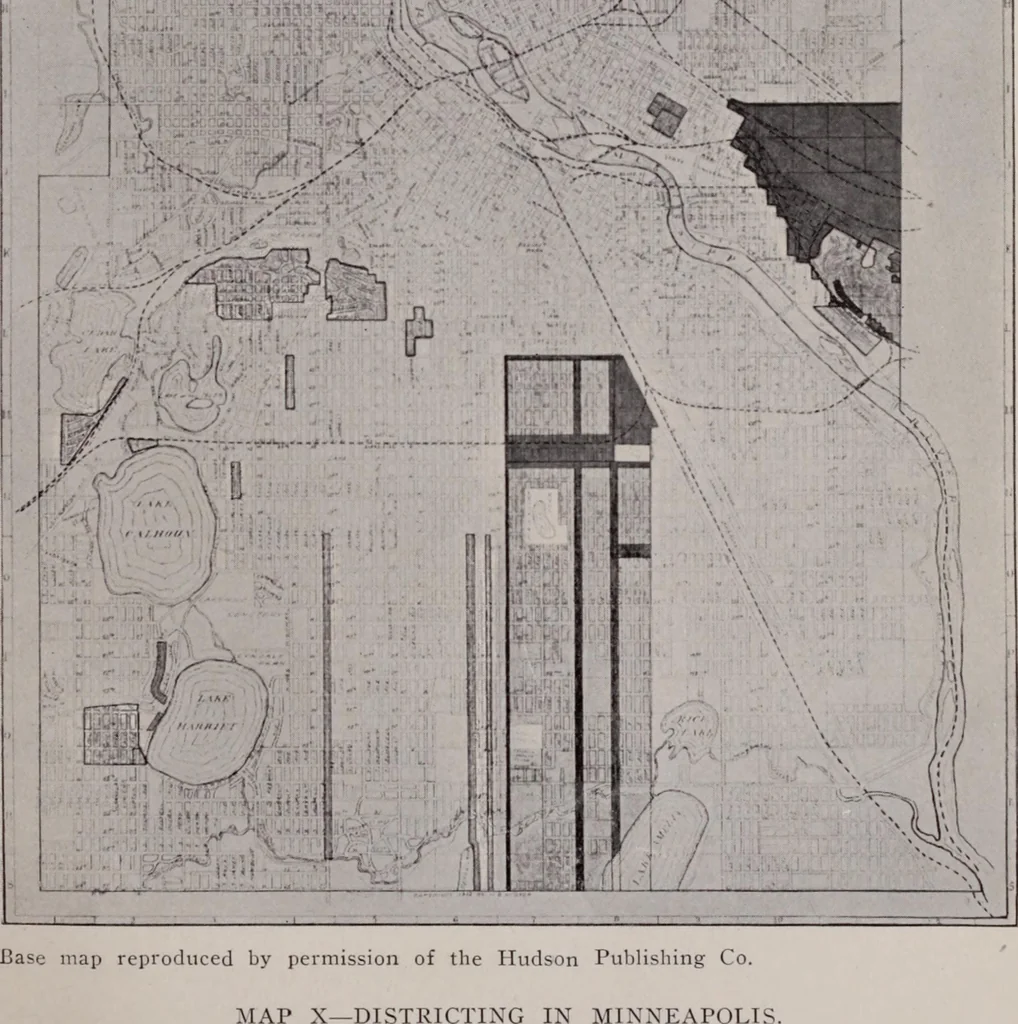 An illustration from Report of the Heights of Buildings Commission to the Committee on the Height, Size and Arrangement of Buildings of the Board of Estimate and Apportionment of the city of New York, 1913, leaf 72