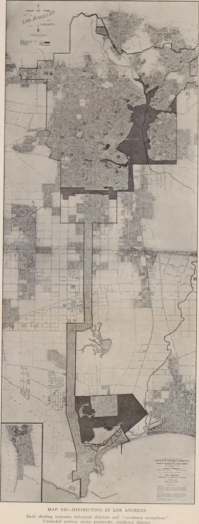 An illustration from Report of the Heights of Buildings Commission to the Committee on the Height, Size and Arrangement of Buildings of the Board of Estimate and Apportionment of the city of New York, 1913, leaf 82
