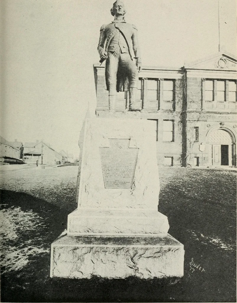 An illustration from Report of the Pennsylvania Historical Commission, 1918, leaf 112