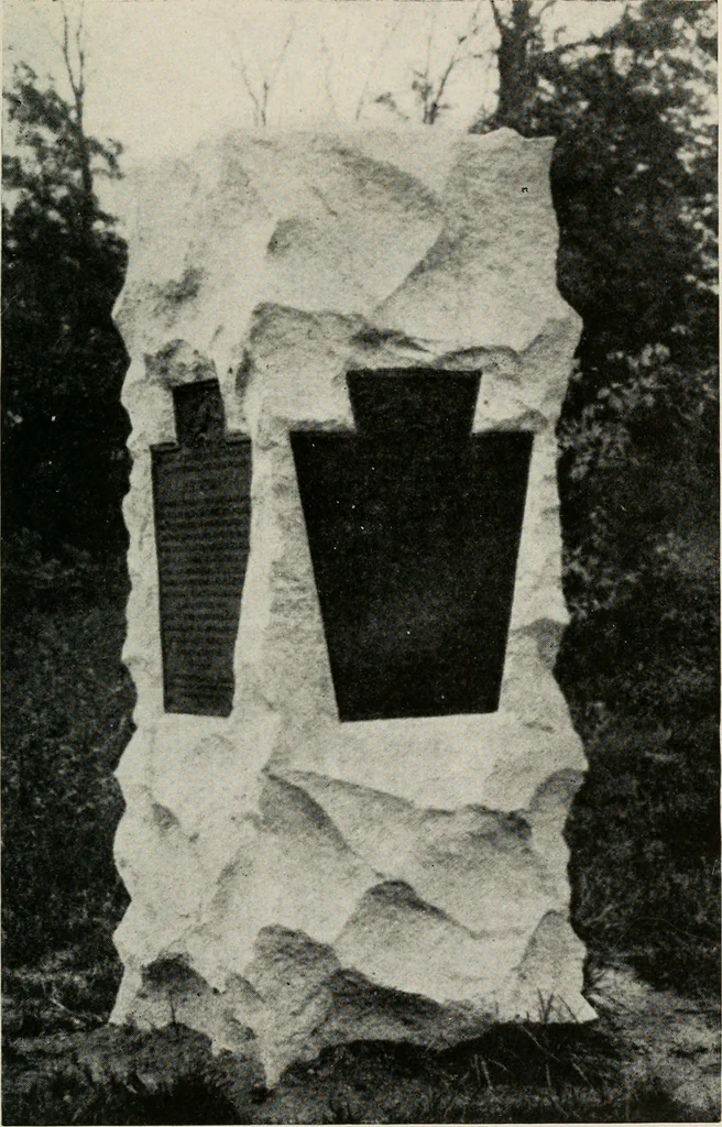 An illustration from Report of the Pennsylvania Historical Commission, 1918, leaf 126