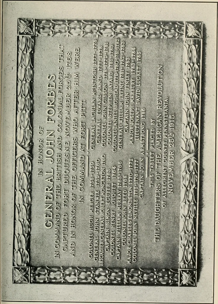 An illustration from Report of the Pennsylvania Historical Commission, 1918, leaf 158