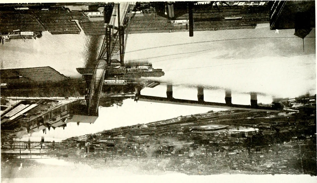 An illustration from Report of the Special Committee on Free Bridges, giving a review of the work of the committee towards securing the freeing of the bridges across the Allegehny River, 1911, leaf 11