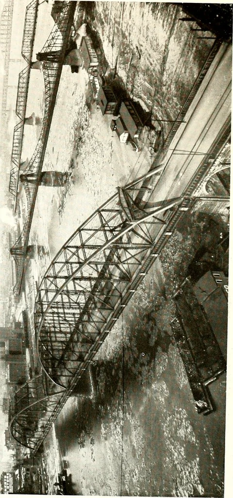 An illustration from Report of the Special Committee on Free Bridges, giving a review of the work of the committee towards securing the freeing of the bridges across the Allegehny River, 1911, leaf 21