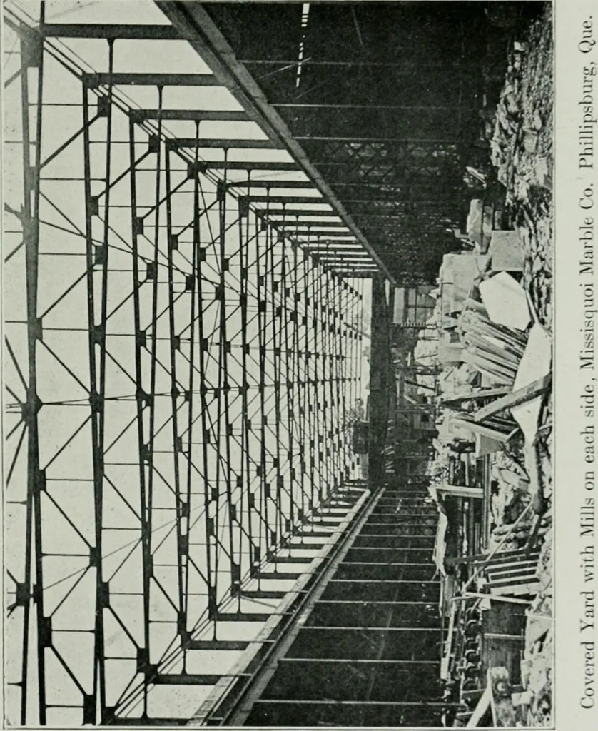 An illustration from Report on the building and ornamental stones of Canada, 1912, leaf 186