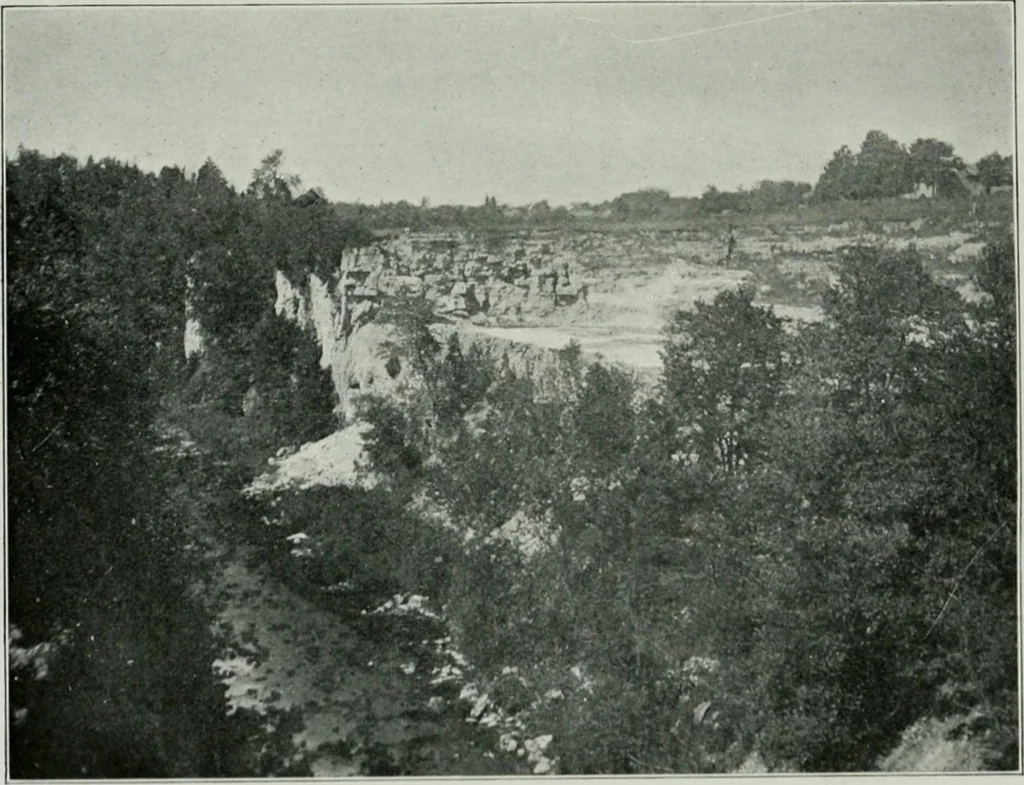 An illustration from Report on the building and ornamental stones of Canada, 1912, leaf 424
