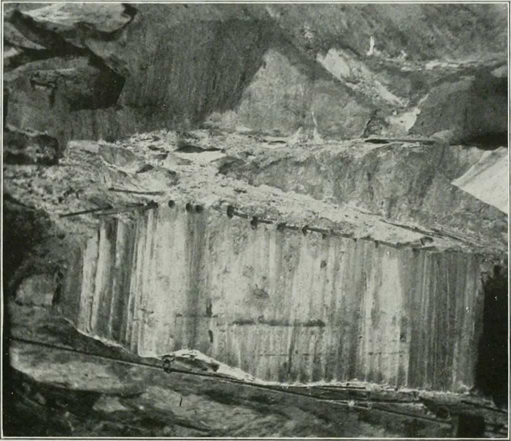 An illustration from ... Report on the building and ornamental stones of Canada, vol. I-V, 1912, leaf 166