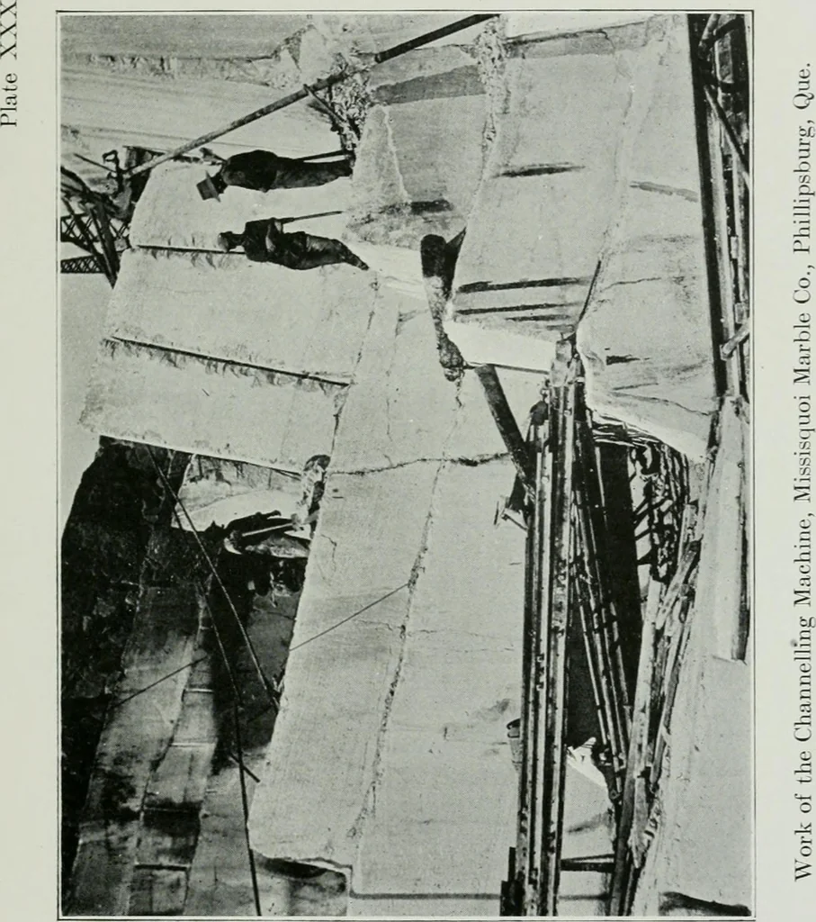 An illustration from ... Report on the building and ornamental stones of Canada, vol. I-V, 1912, leaf 188
