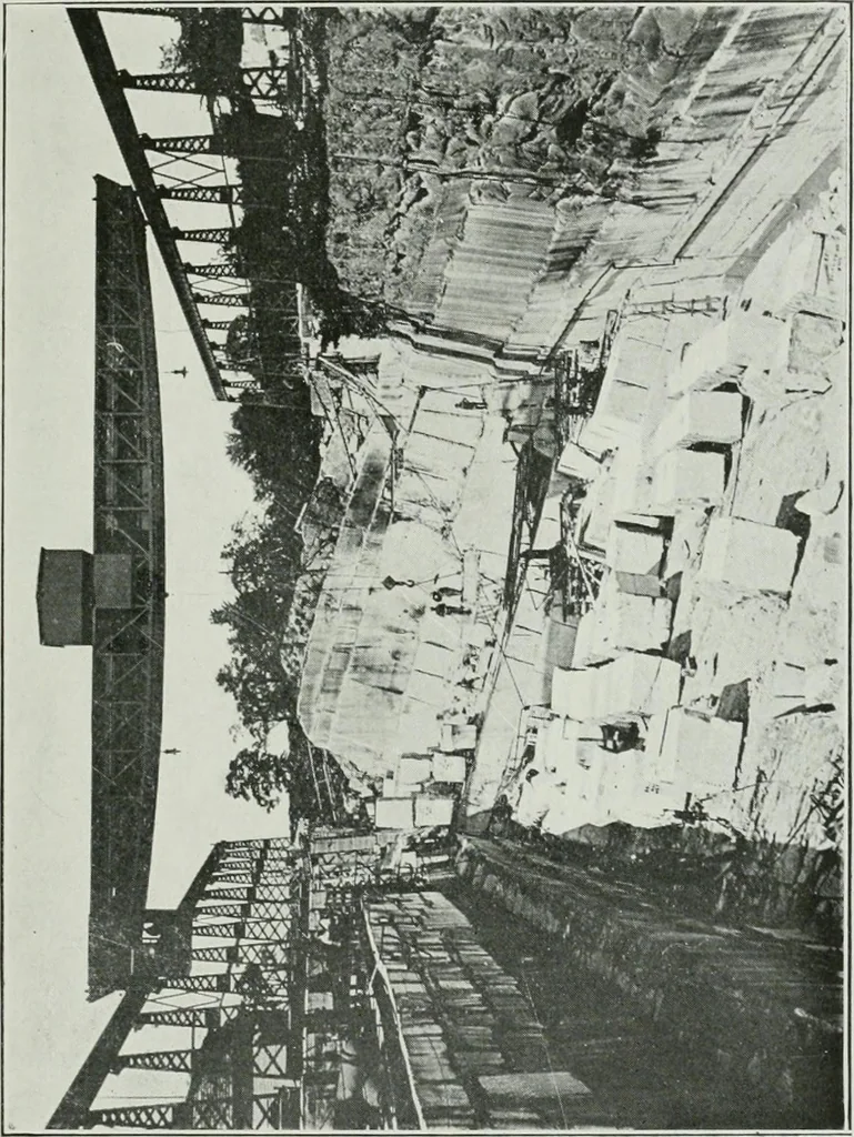 An illustration from ... Report on the building and ornamental stones of Canada, vol. I-V, 1912, leaf 190
