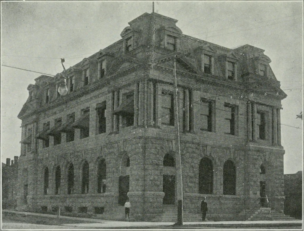 An illustration from ... Report on the building and ornamental stones of Canada, vol. I-V, 1912, leaf 408