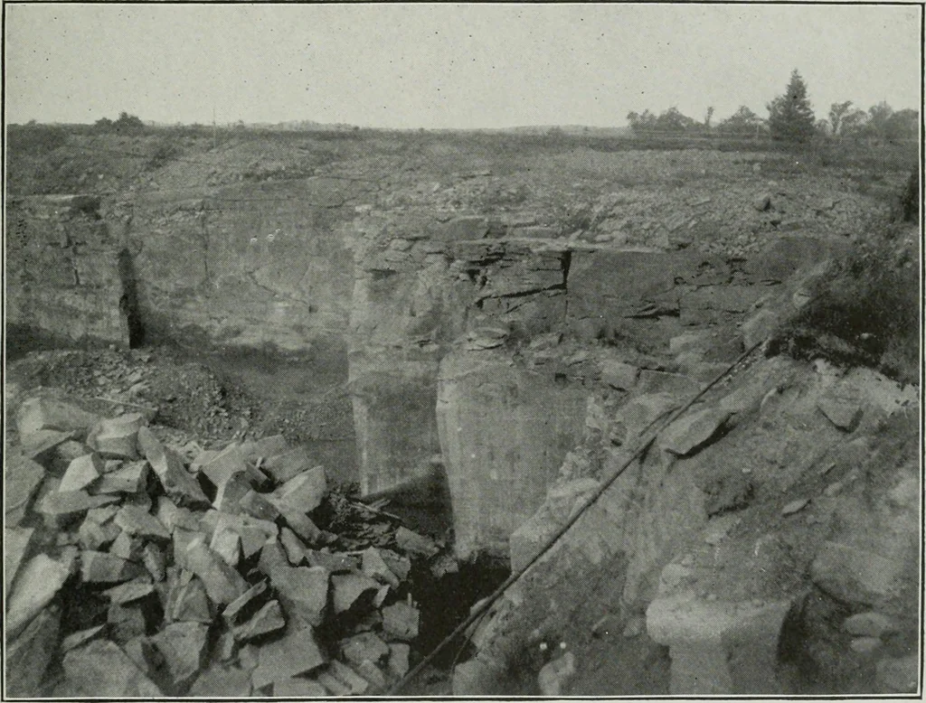 An illustration from ... Report on the building and ornamental stones of Canada, vol. I-V, 1912, leaf 114