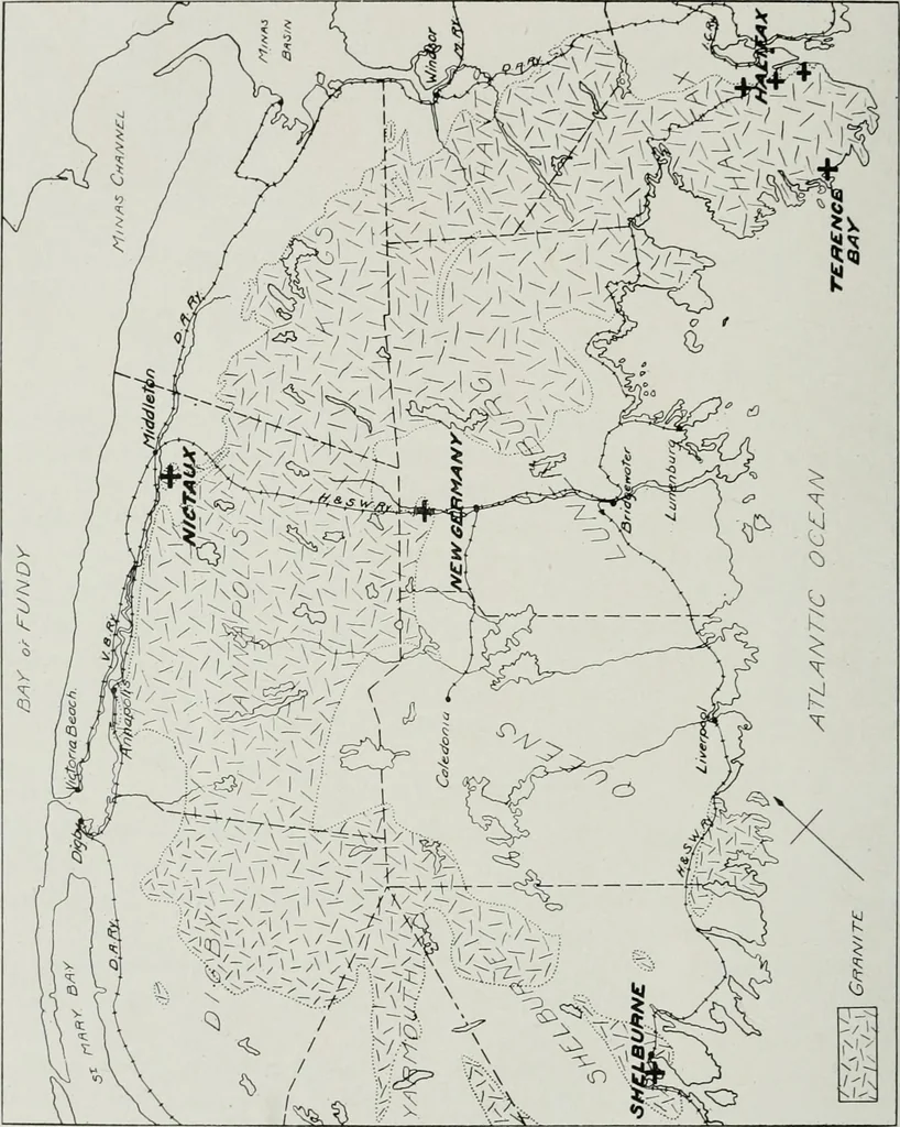 An illustration from ... Report on the building and ornamental stones of Canada, vol. I-V, 1912, leaf 213