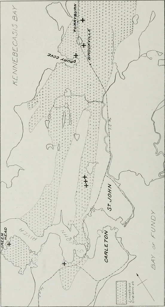 An illustration from ... Report on the building and ornamental stones of Canada, vol. I-V, 1912, leaf 255