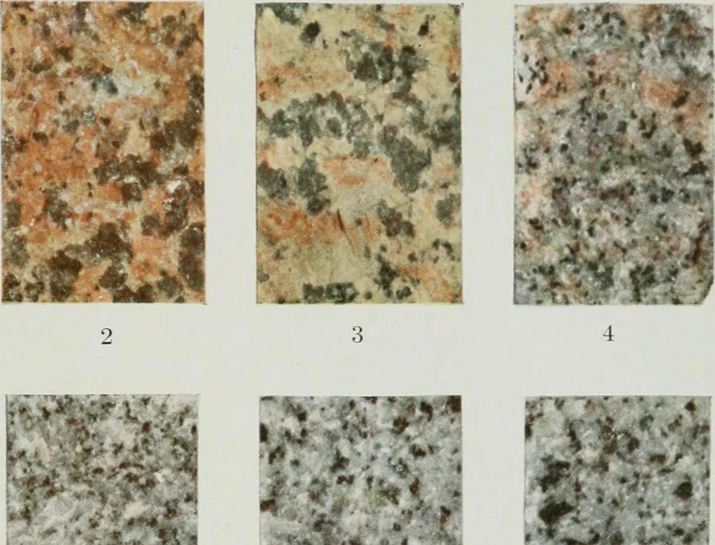 An illustration from ... Report on the building and ornamental stones of Canada, vol. I-V, 1912, leaf 326