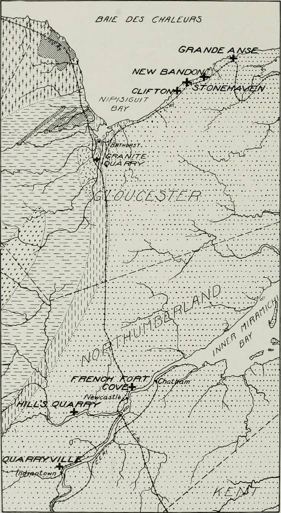 An illustration from ... Report on the building and ornamental stones of Canada, vol. I-V, 1912, leaf 49