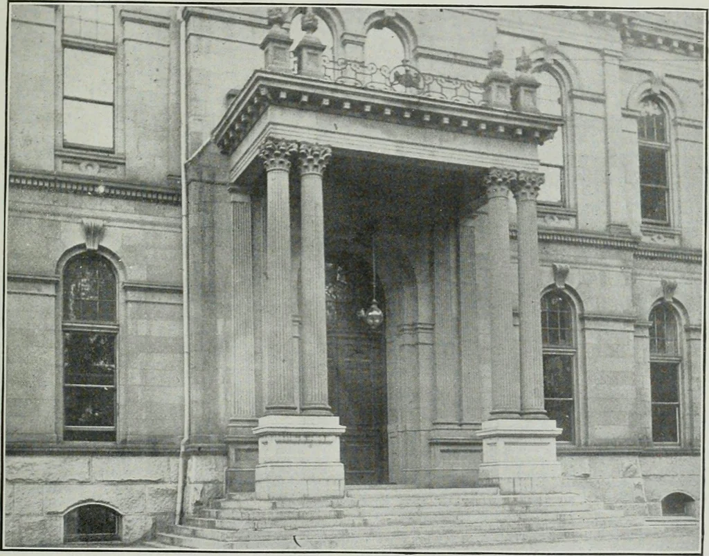 An illustration from ... Report on the building and ornamental stones of Canada, vol. I-V, 1912, leaf 80