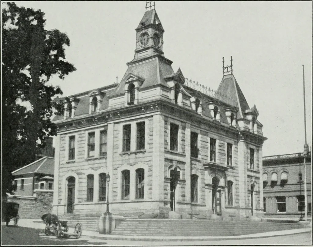 An illustration from ... Report on the building and ornamental stones of Canada, vol. I-V, 1912, leaf 232