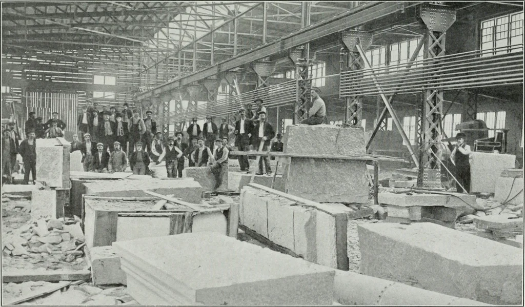 An illustration from ... Report on the building and ornamental stones of Canada, vol. I-V, 1912, leaf 236
