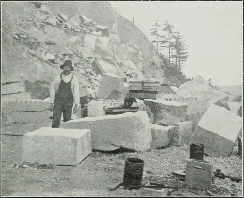 An illustration from ... Report on the building and ornamental stones of Canada, vol. I-V, 1912, leaf 260