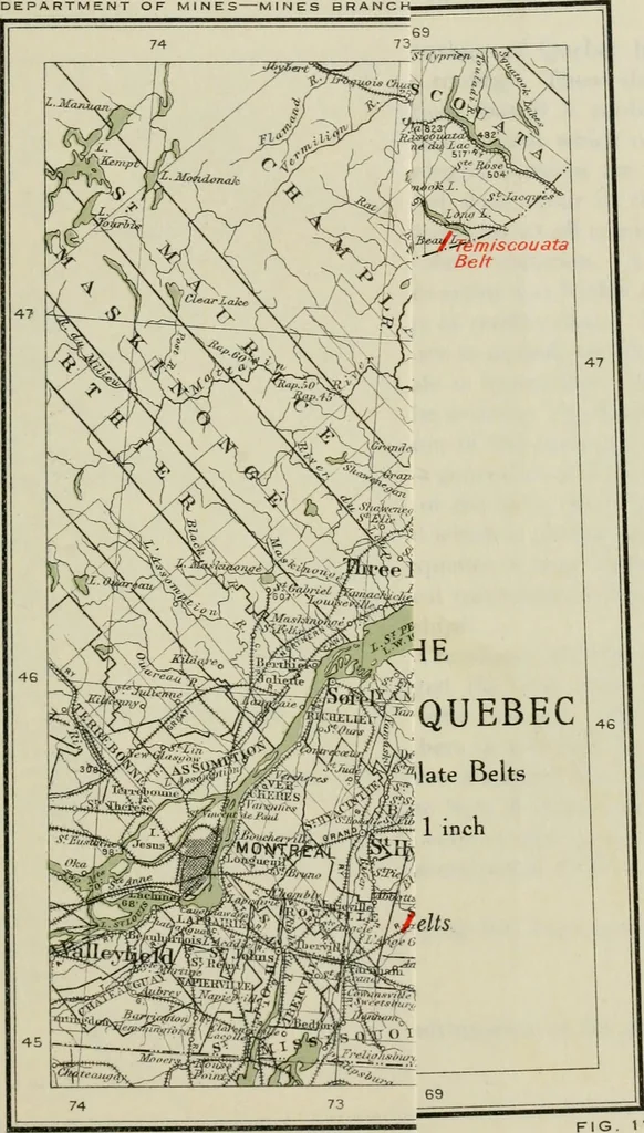 An illustration from ... Report on the building and ornamental stones of Canada, vol. I-V, 1912, leaf 352
