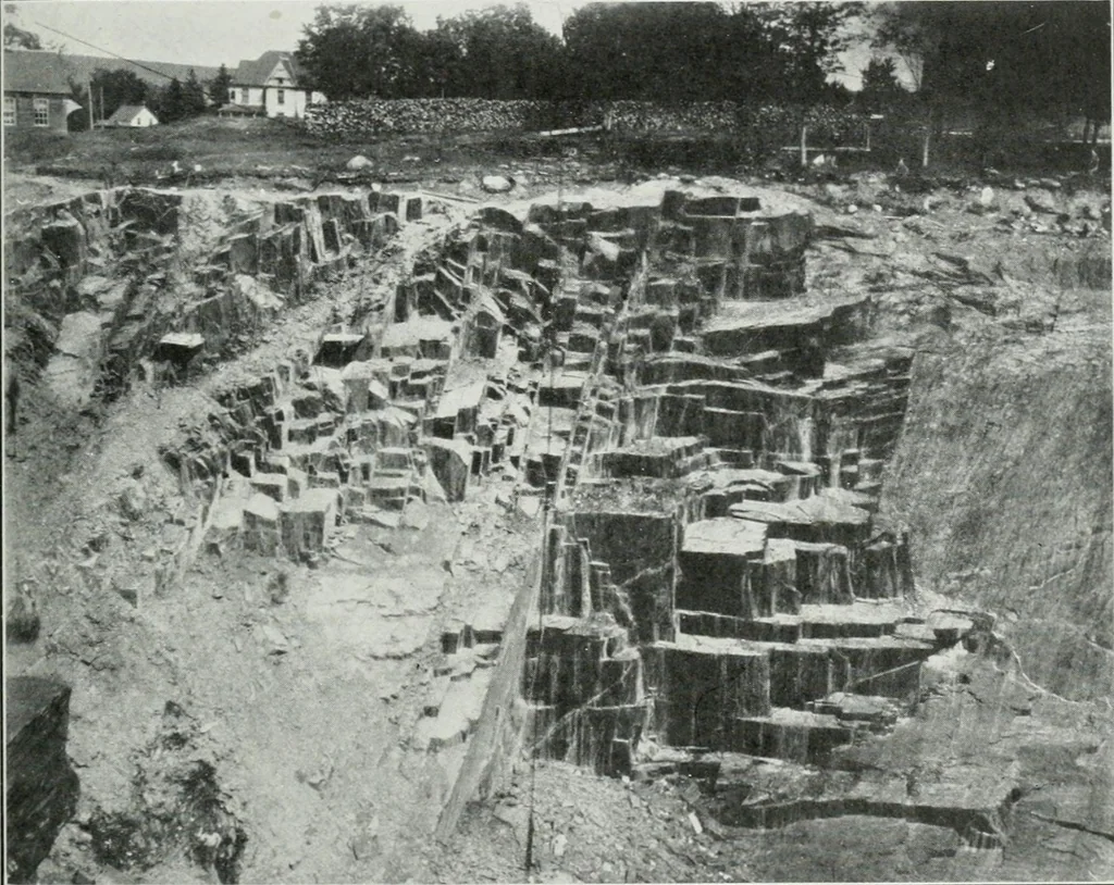 An illustration from ... Report on the building and ornamental stones of Canada, vol. I-V, 1912, leaf 360