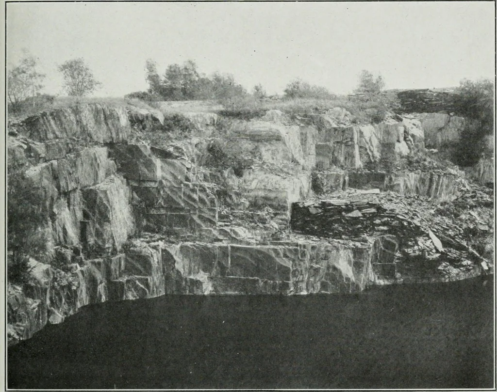 An illustration from ... Report on the building and ornamental stones of Canada, vol. I-V, 1912, leaf 366