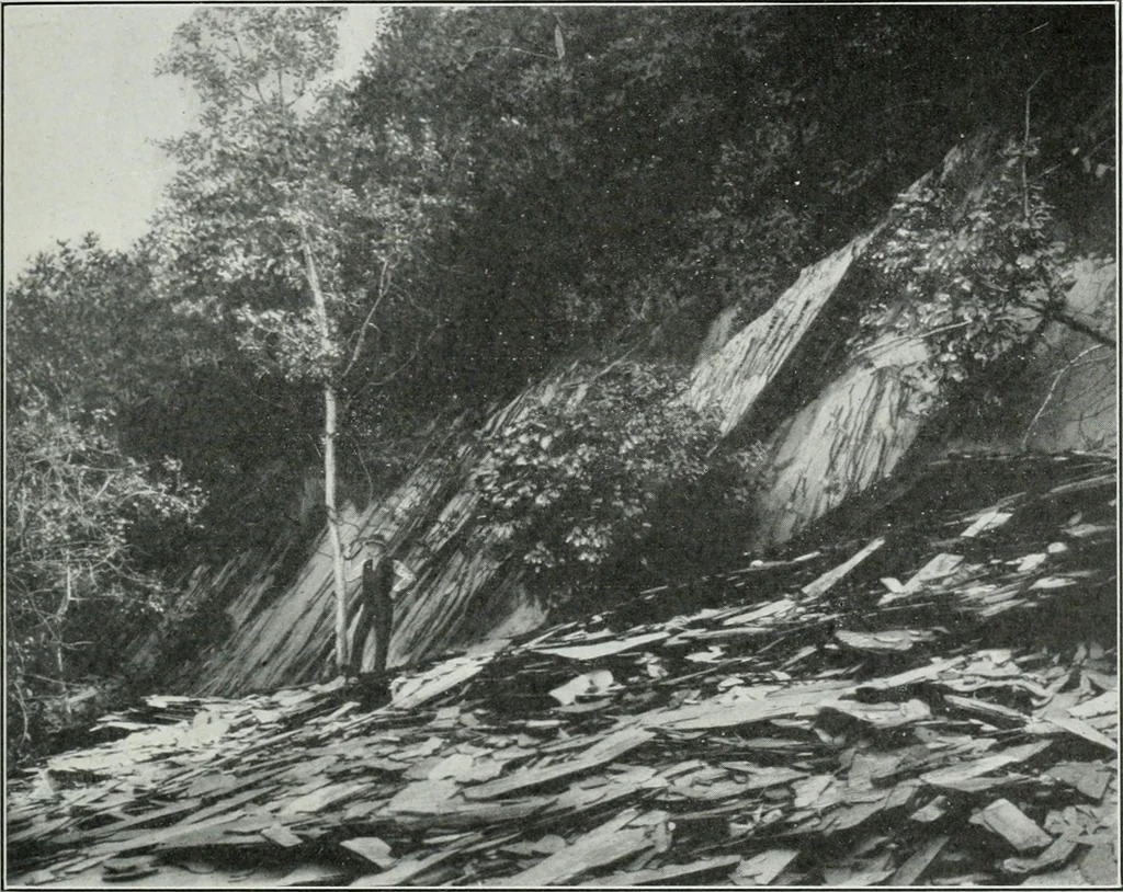 An illustration from ... Report on the building and ornamental stones of Canada, vol. I-V, 1912, leaf 370