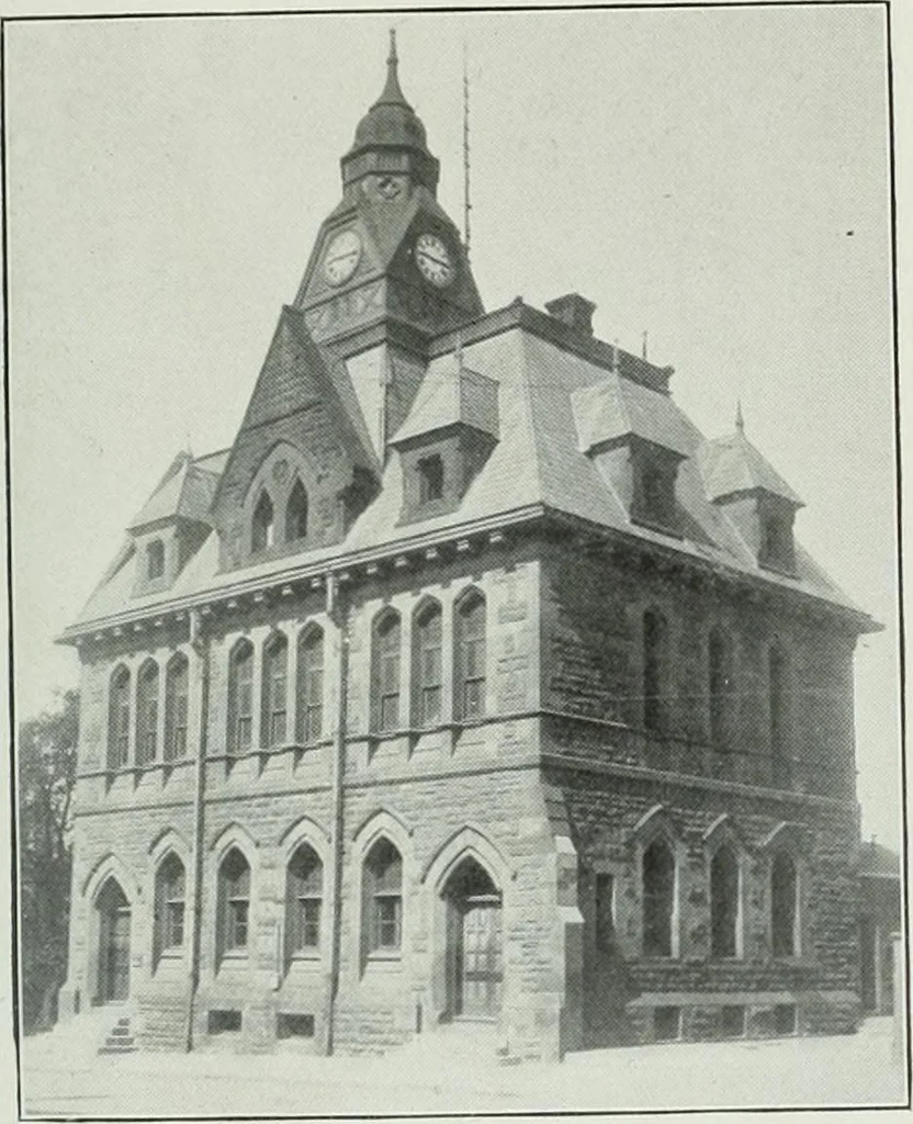 An illustration from Report on the building and ornamental stones of Canada, 1912, leaf 102