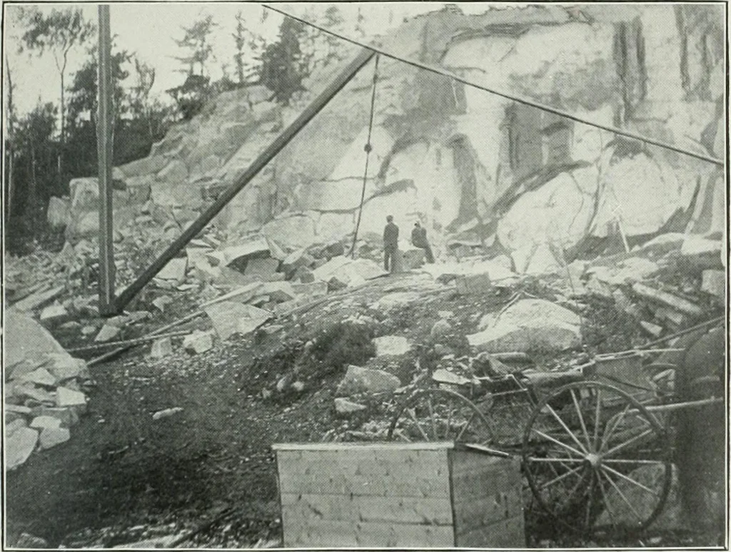 An illustration from Report on the building and ornamental stones of Canada, 1912, leaf 188