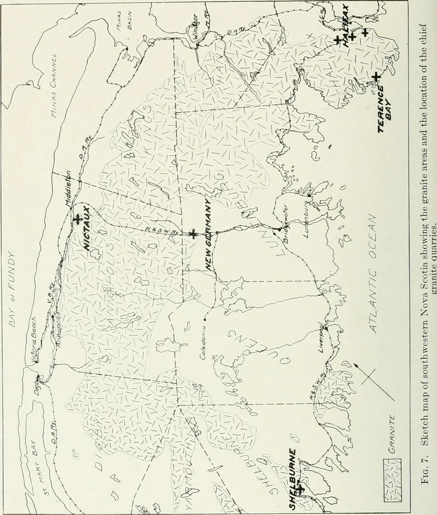 An illustration from Report on the building and ornamental stones of Canada, 1912, leaf 215