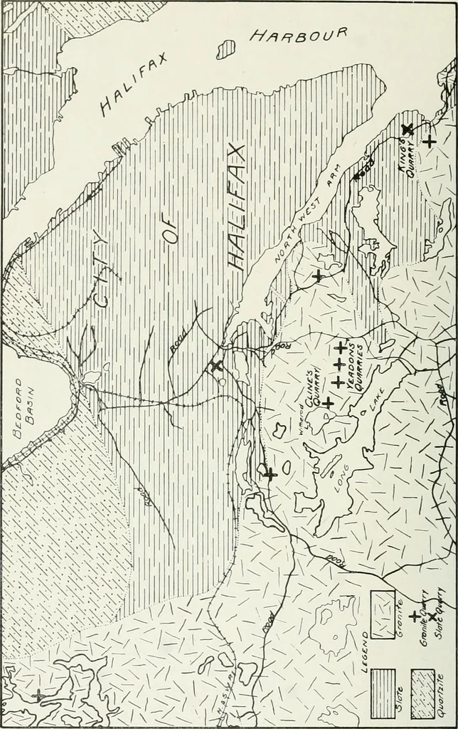 An illustration from Report on the building and ornamental stones of Canada, 1912, leaf 223