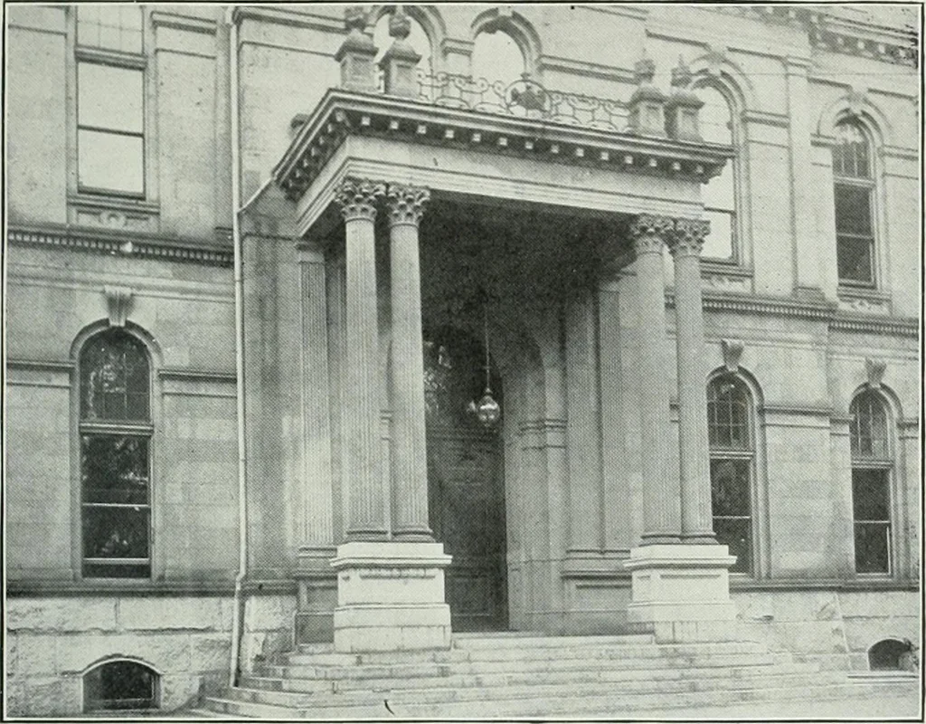 An illustration from Report on the building and ornamental stones of Canada, 1912, leaf 78
