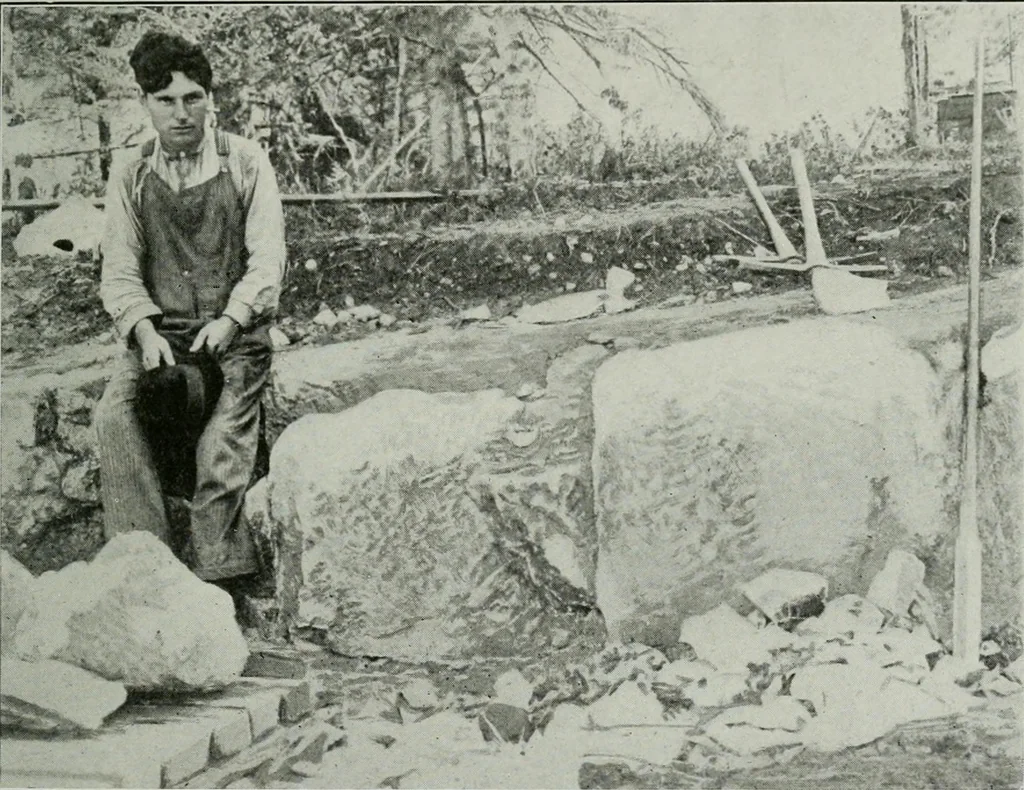 An illustration from Report on the building and ornamental stones of Canada, 1912, leaf 152