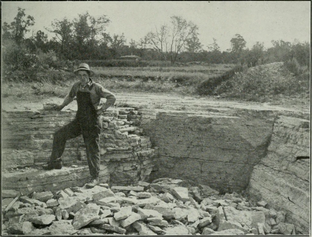 An illustration from Report on the building and ornamental stones of Canada, 1912, leaf 194