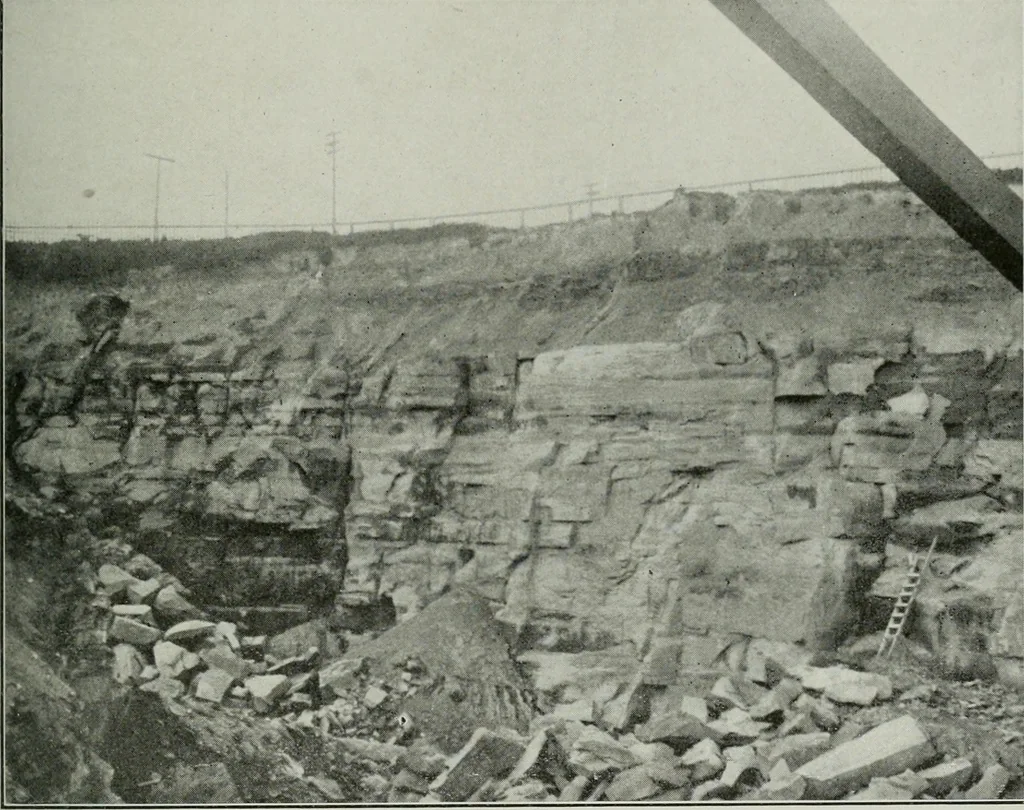 An illustration from Report on the building and ornamental stones of Canada, 1912, leaf 316
