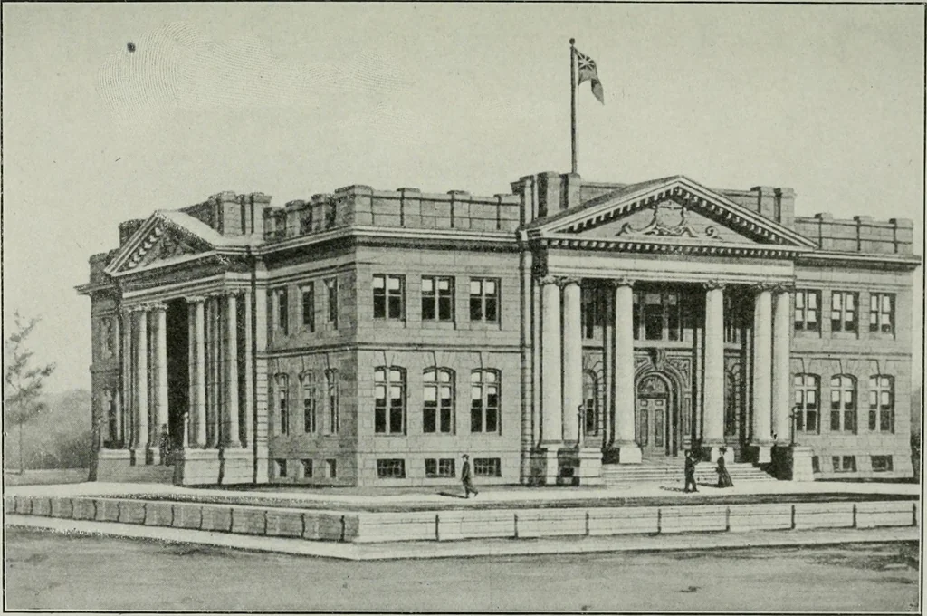 An illustration from Report on the building and ornamental stones of Canada, 1912, leaf 324