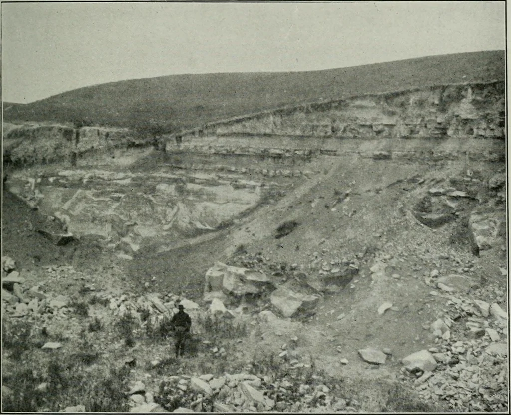 An illustration from Report on the building and ornamental stones of Canada, 1912, leaf 338