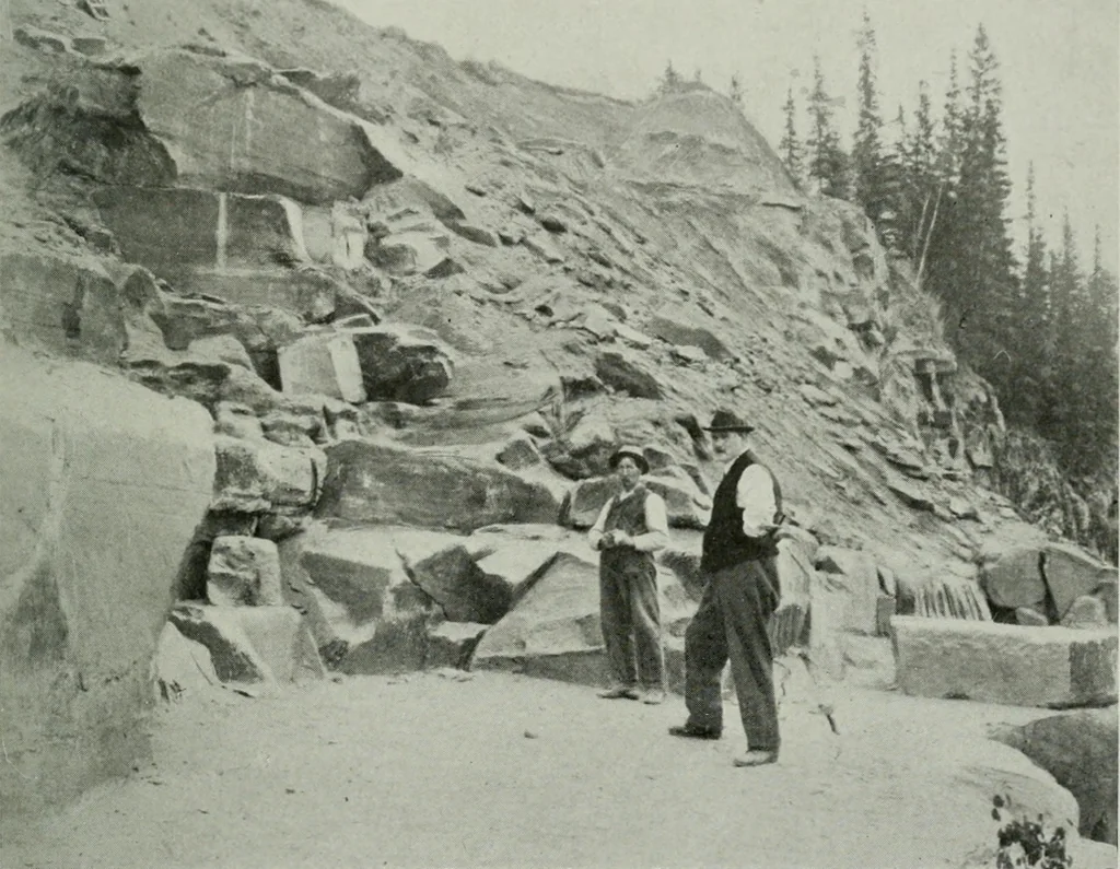 An illustration from Report on the building and ornamental stones of Canada, 1912, leaf 364