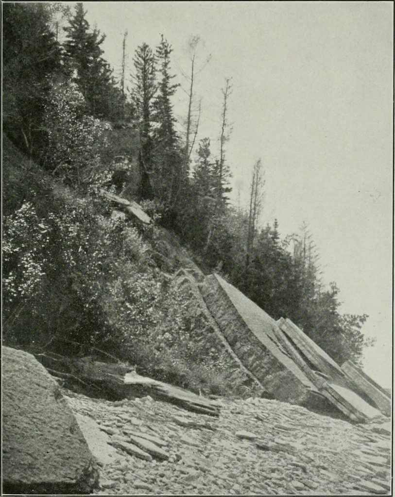 An illustration from Report on the building and ornamental stones of Canada, 1912, leaf 68
